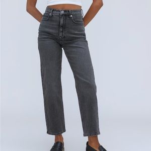 Everlane The High-Way Jean in Washed Black